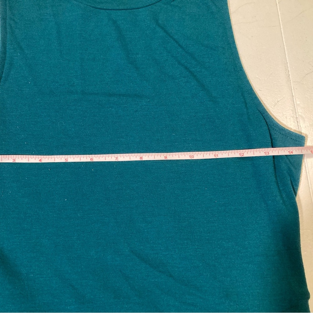 Everly ModCloth Teal Sleeveless Mock Turtleneck Dress Women’s Medium - Picture 6 of 10